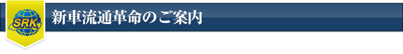 新車流通革命のご案内