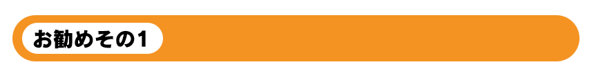 おすすめその１