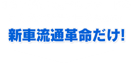 BIGXが付いたアルファードをこんなにお得に買えるのは新車流通革命だけ！