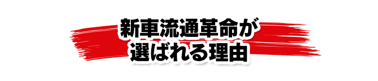 新車流通革命が選ばれる理由